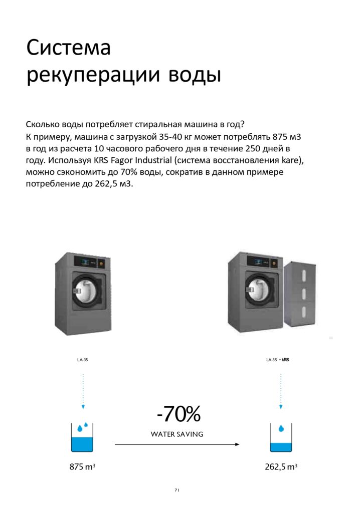 рекуператор воды fagor